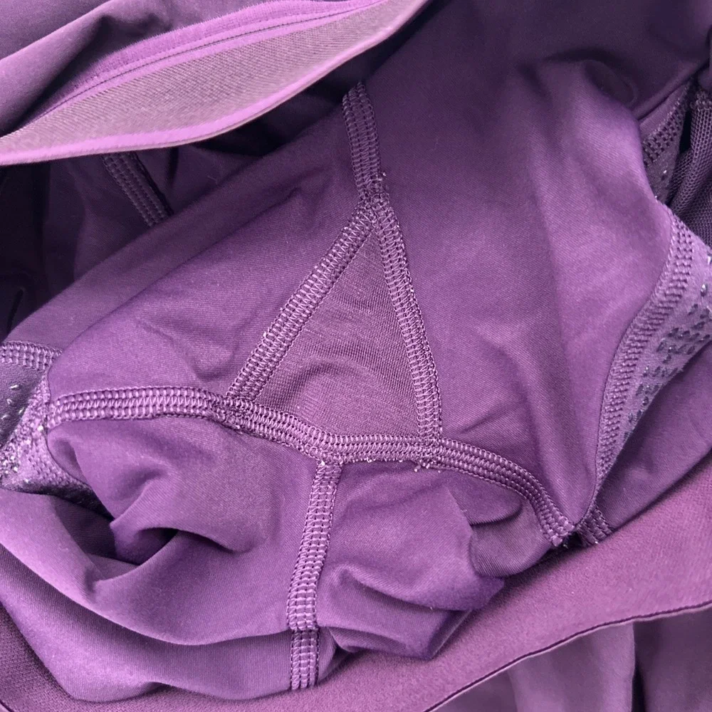 Lululemon Court Rival Skirt Skort High Rise Dramatic Magenta Athletic Women's 2